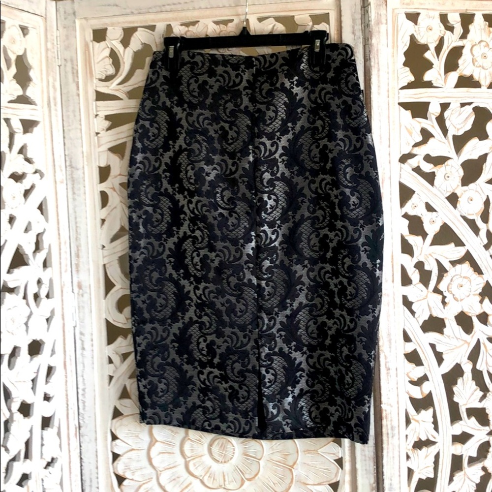 Shimmering Pencil Skirt